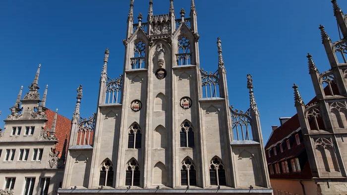 Historischer Rathausgiebel von Münster
