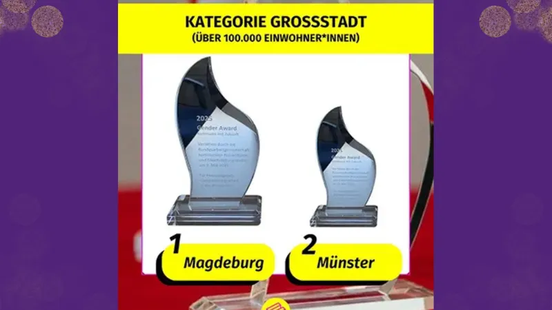 Münster gewinnt einen Preis für gute Politik für Gleichberechtigung